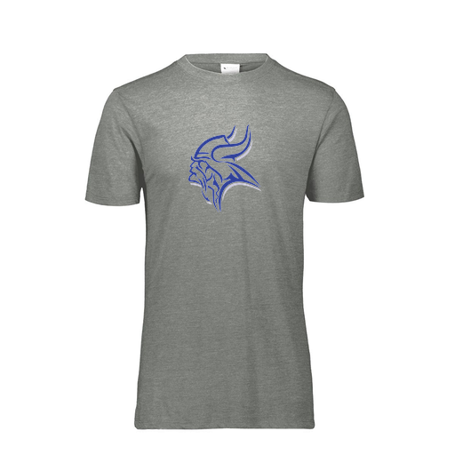 [FTSCUBGY-AS-LOGO1] Decker Men's Tri-Blend T-Shirt - Short Sleeve (Adult S, Gray, Logo 1)