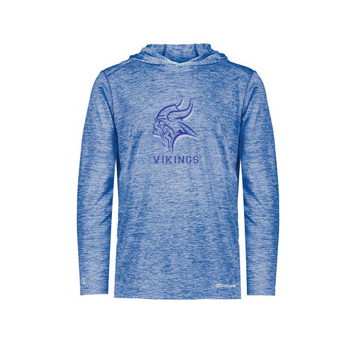 [FOLHCGRY-AS-LOGO3] Decker Men's Charge Hoodie (Adult S, Royal, Logo 3)