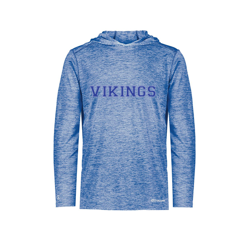 [FOLHCGRY-YS-LOGO2] Decker Youth Charge Hoodie (Youth S, Royal, Logo 2)